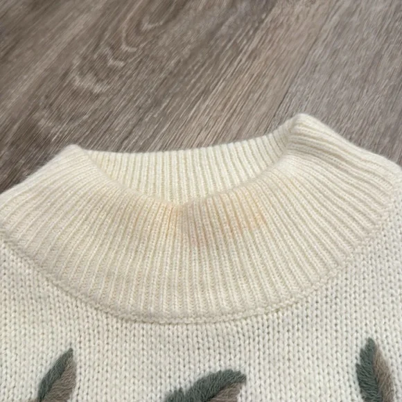 Vintage Alfred Dunner knit embroidered jumper sweater like love shack fancy - Picture 7 of 8